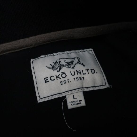 Vintage Y2K Ecko Unltd Black Speckled Fleck Track Jacket Full Zip GRUNGE Men's S - Picture 3 of 6